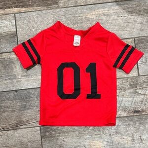 Wish Red and Black Kids Jersey